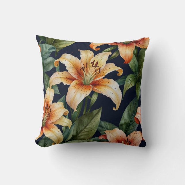 Almofada Travesseiro decorativo Floral Elegante (Frente)