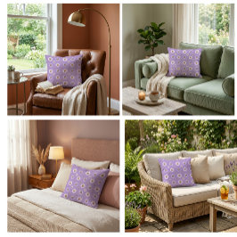 Almofada Travesseiro Decorativo Floral Lavendaisy Haven Dai