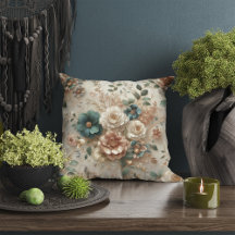 Travesseiro decorativo Floral Padrão 2