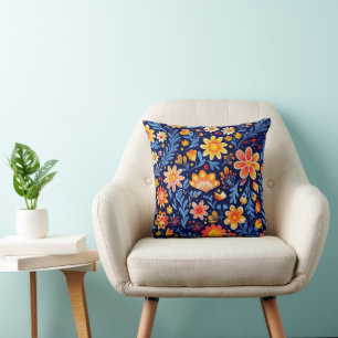 Almofada Travesseiro decorativo Flourish & Glow 16x16