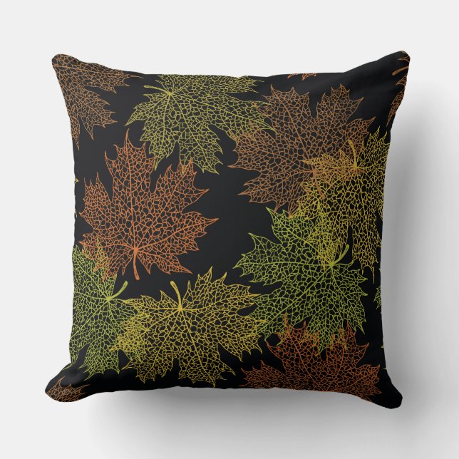 Almofada Travesseiro Decorativo-Folhas de Outono (Frente)