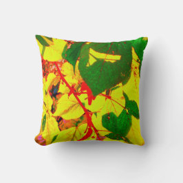 Almofada travesseiro decorativo "Folhas de outono brilhante