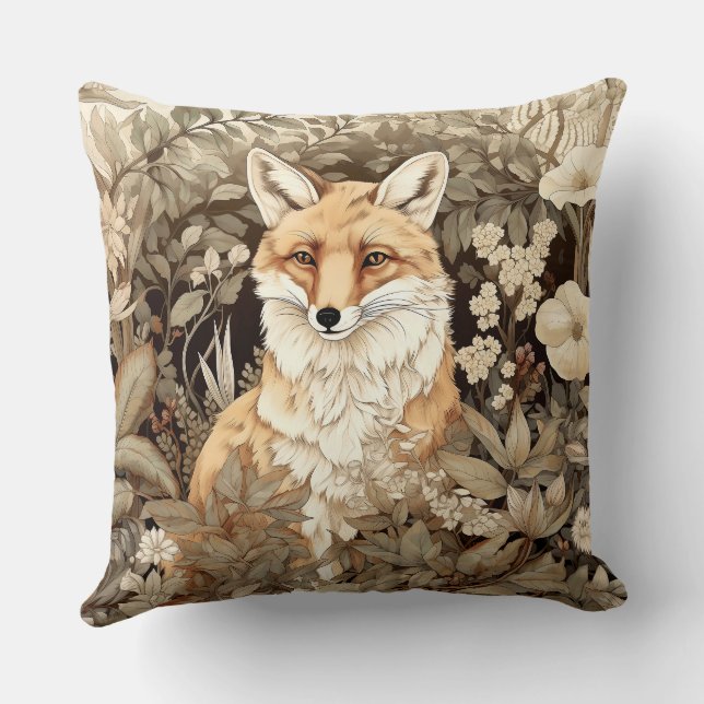 Almofada Travesseiro decorativo Fox (Verso)
