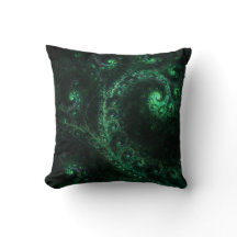 Travesseiro decorativo Fractal Espiral Antigo