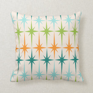 Almofada Travesseiro decorativo geométrico de Starbursts d