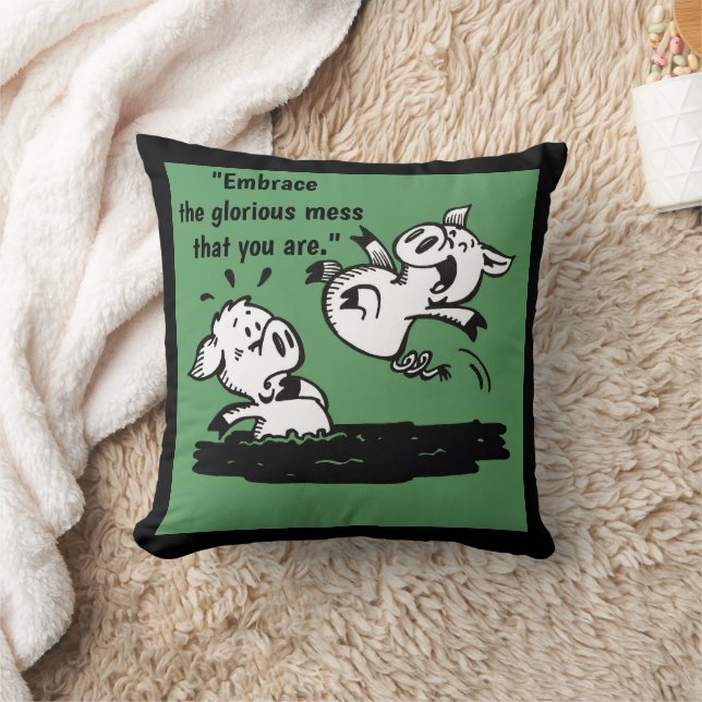 Almofada travesseiro decorativo 'Glorioso Mess' (Cobertor)