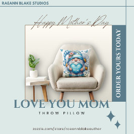 Almofada Travesseiro decorativo Gnome do dia de as mães