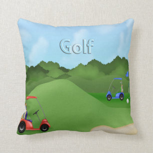 Almofada Travesseiro decorativo Golfing