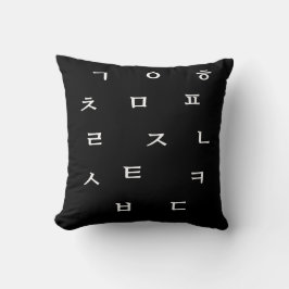 Almofada Travesseiro decorativo Hangul