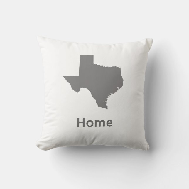 Almofada Travesseiro decorativo Home de Texas (Frente)