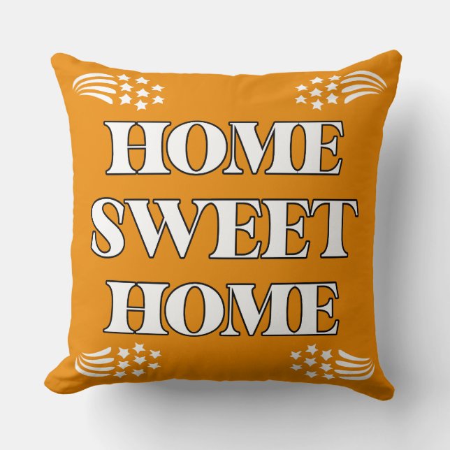 Almofada Travesseiro decorativo Home Sweet (Frente)