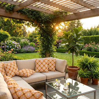 Almofada Travesseiro Decorativo HoneyBloom Haven Retro Dais