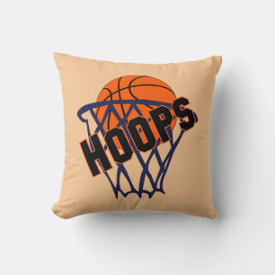 Almofada Travesseiro decorativo Hoops Basball e Net