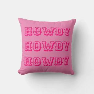 Almofada Travesseiro decorativo Howdy