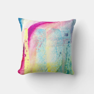 Almofada Travesseiro decorativo Impressão de Aquarela