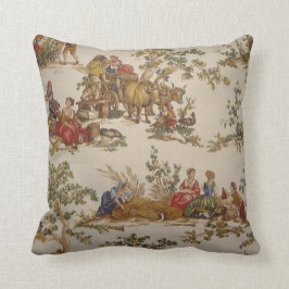 Almofada Travesseiro decorativo Impressão MoJo de Toile Cou
