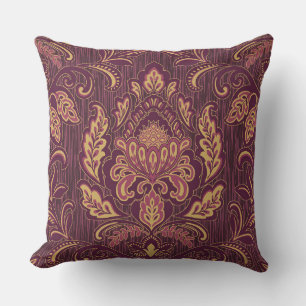 Almofada Travesseiro decorativo impresso Damask