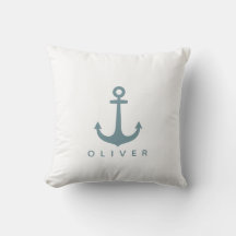 Travesseiro Decorativo Indigo Anchor