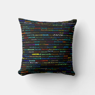Almofada Travesseiro decorativo Jacob Design de texto I