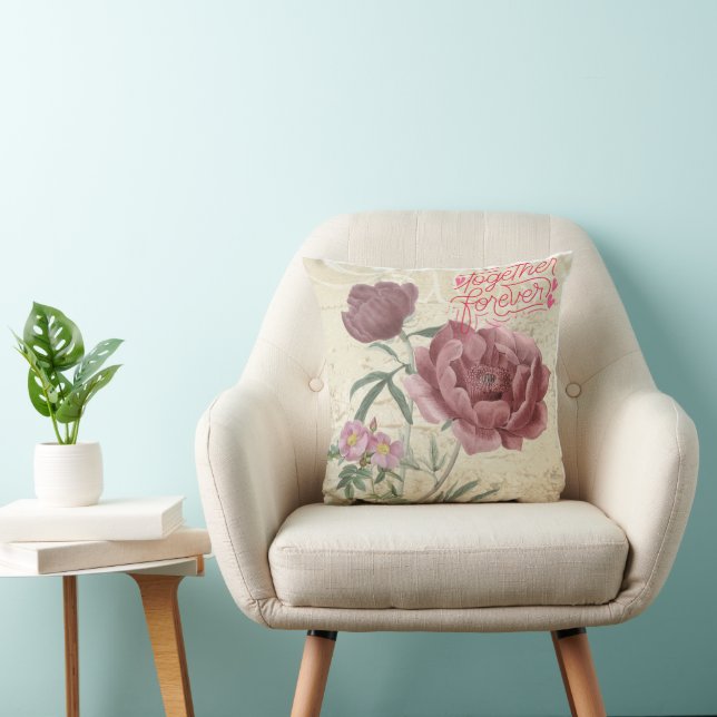 Almofada travesseiro decorativo - Juntos para sempre (Cadeira)