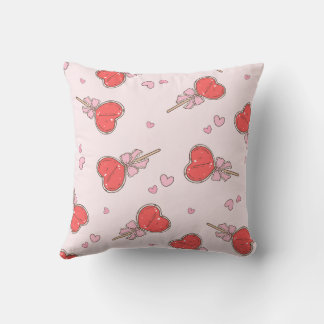 Almofada Travesseiro Decorativo Kawaii Heart Lollipop