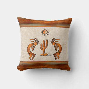 Almofada Travesseiro decorativo Kokopelli Sudoeste