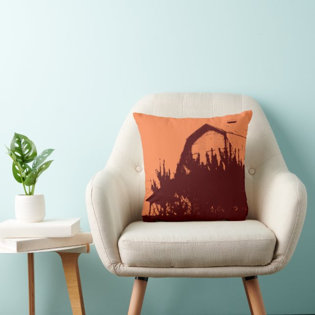 Almofada Travesseiro decorativo Laranja Borgonha Personaliz (Cadeira)