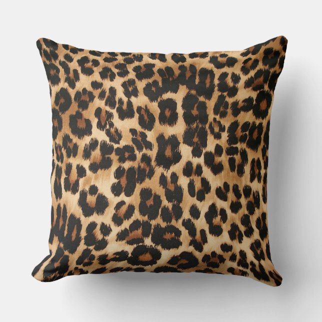 Almofada Travesseiro Decorativo Leopardo (Frente)