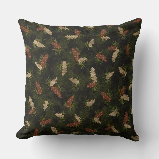 Almofada travesseiro decorativo "Lodge/Cabin" (Frente)