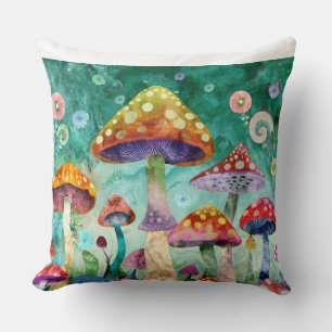 Almofada Travesseiro decorativo Mágico de Cogumelo