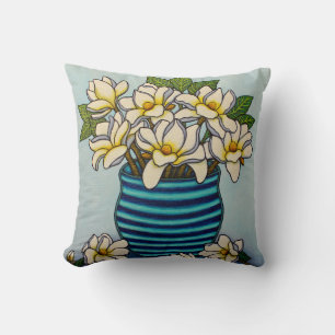 Almofada Travesseiro decorativo Magnolia Grandiflora por Li