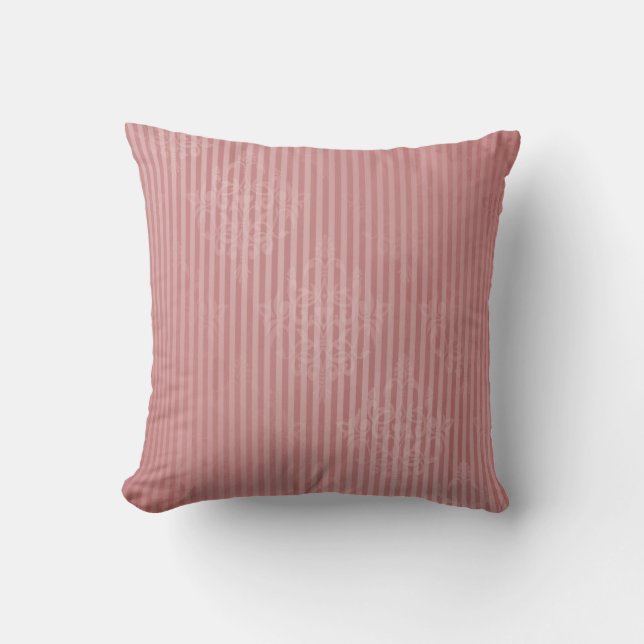 Almofada Travesseiro decorativo malva 20" do damasco x 20" (Frente)