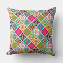 Almofada Travesseiro Decorativo Mandala Colorido