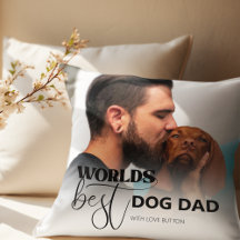 Travesseiro Decorativo Melhor Cachorro do Mundo