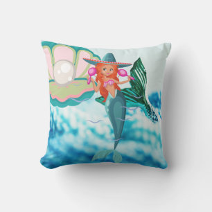 Almofada Travesseiro decorativo Mermaid