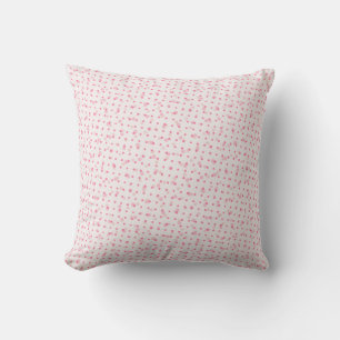 Almofada Travesseiro decorativo Mini Pontos-2-Rosa-Branco-S