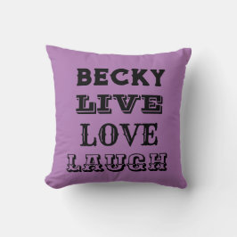 ALMOFADA TRAVESSEIRO DECORATIVO MODERNO COM O NOME DE AMOR