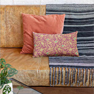 Almofada Travesseiro decorativo Moderno Cor-de-Rosa/Laranja