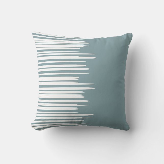 Almofada Travesseiro decorativo Moderno Misture Blue Uneven (Frente)