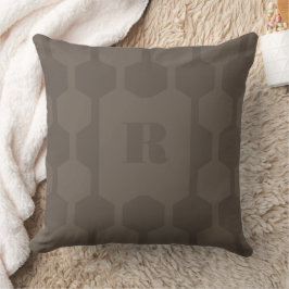 Almofada Travesseiro decorativo Monograma das Linhas de Cub
