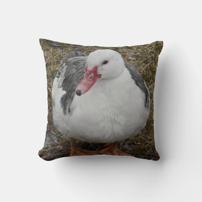 Almofada Travesseiro decorativo Muscovy Duck (Frente)