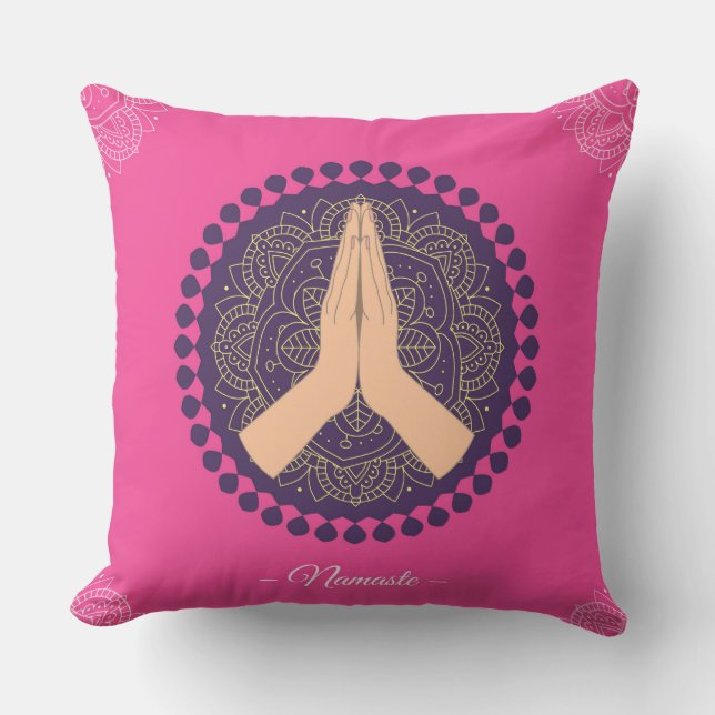 Almofada Travesseiro Decorativo Namaste (Frente)
