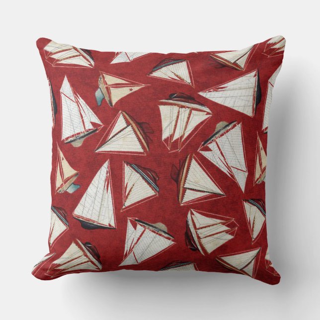 Almofada travesseiro decorativo "Náutico/Navio" (Frente)