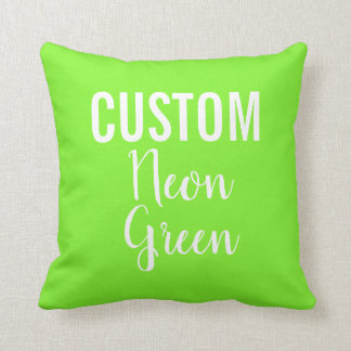 Almofada Travesseiro decorativo NEON VERDE Personalizado