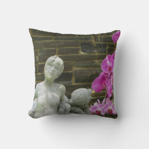 Almofada Travesseiro decorativo Ninfas e Orquídeas