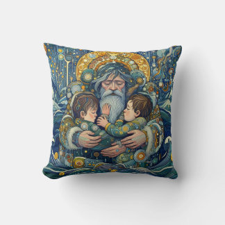 Almofada travesseiro decorativo "Noite Fria, Braços Fortes"