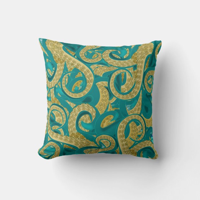 Almofada Travesseiro decorativo Octopus (Frente)