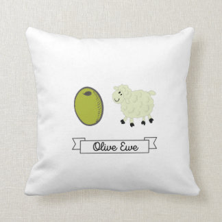 Almofada Travesseiro decorativo Olive Ewe (Eu Te Amo)