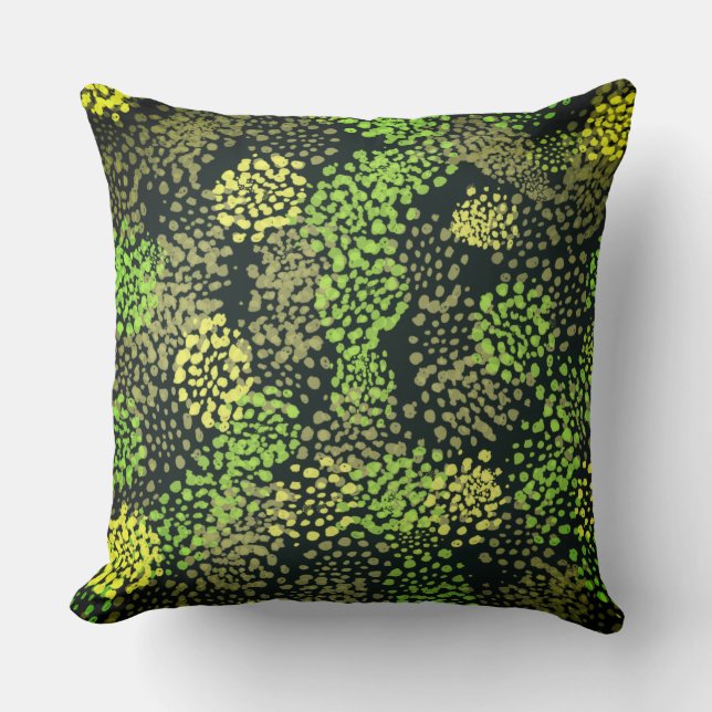 Almofada Travesseiro decorativo original de mancha de óleo (Frente)