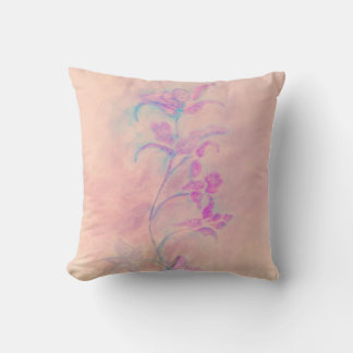 Almofada Travesseiro Decorativo Orquídea Rosa